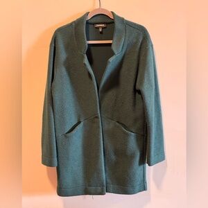EXPRESS Green Sweater Coat